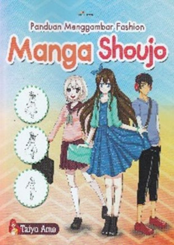 Cover Buku Panduan Menggambar Fashion Manga Shoujo