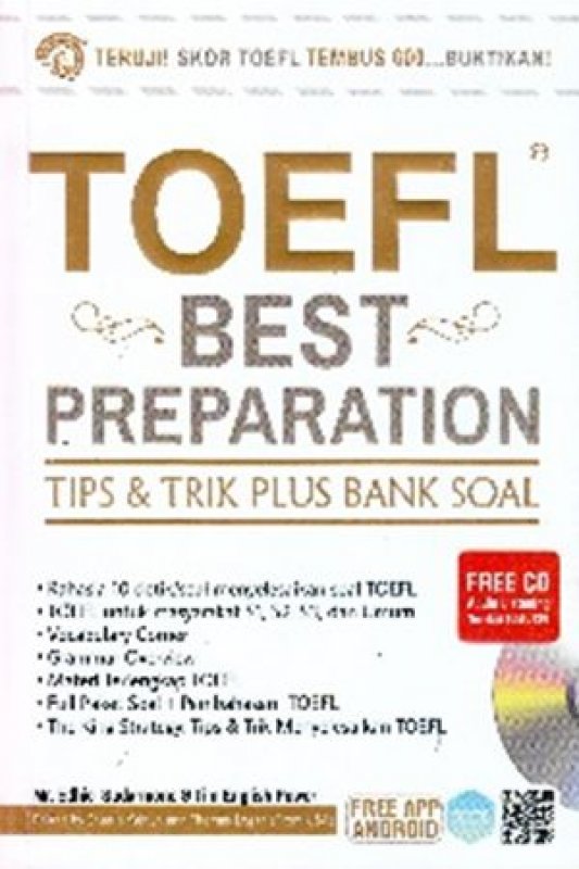 Cover Buku TOEFL BEST PREPARATION