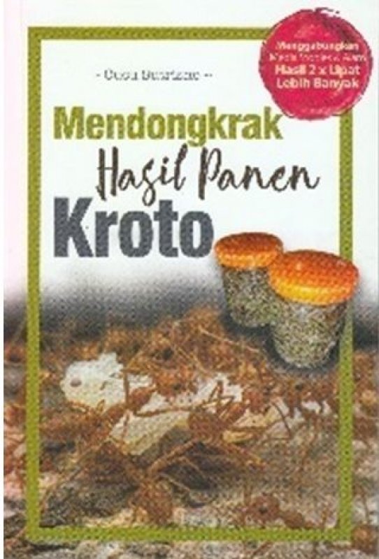 Cover Buku MENDONGKRAK HASIL PANEN KROTO (Promo Best Book)