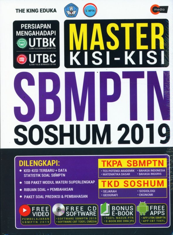 Cover Buku MASTER KISI-KISI SBMPTN SOSHUM 2019 (PLUS CD)