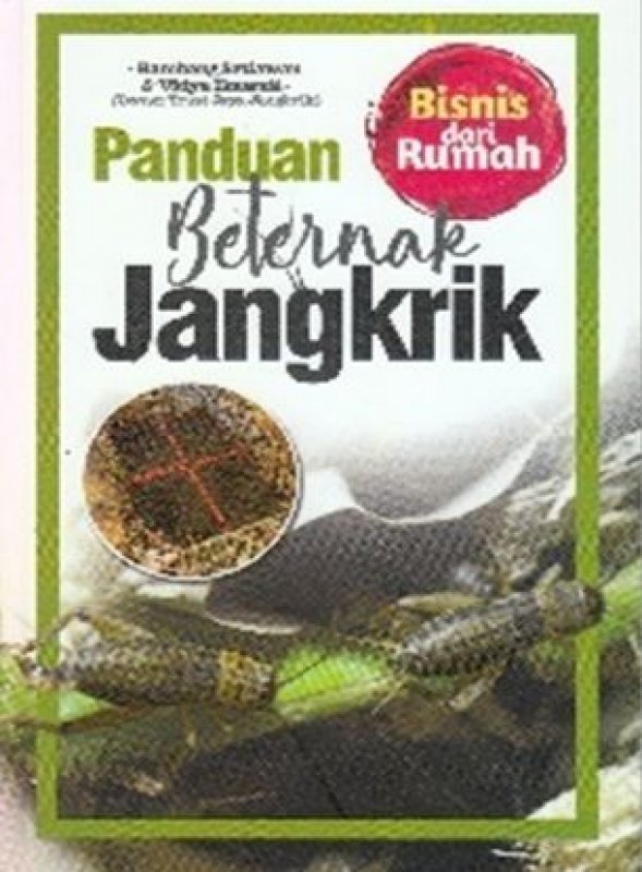 Cover Buku Panduan Beternak Jangkrik (Promo Best Book)