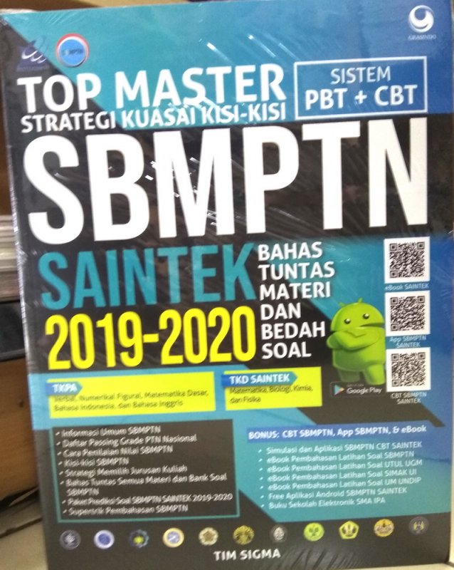 Cover Buku Top Master SBMPTN SAINTEK 2019-2020