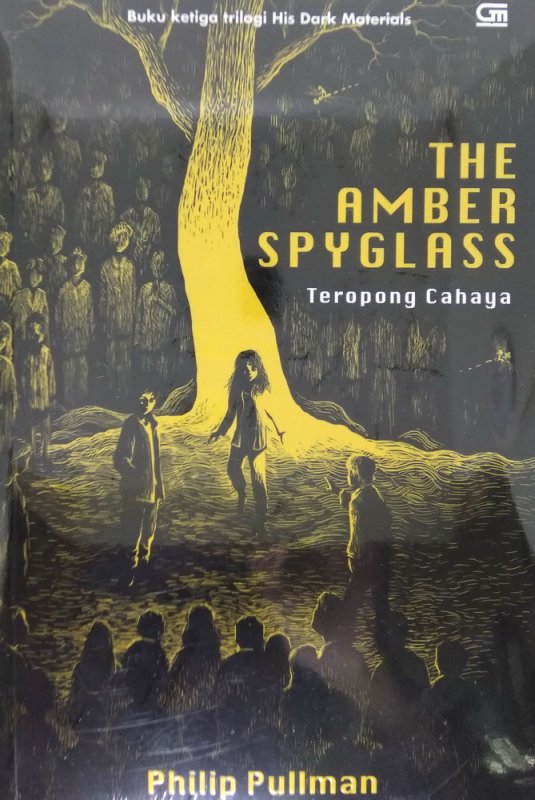Cover Buku His Dark Materials #3: Teropong Cahaya (The Amber Spyglass) - cover baru 2018