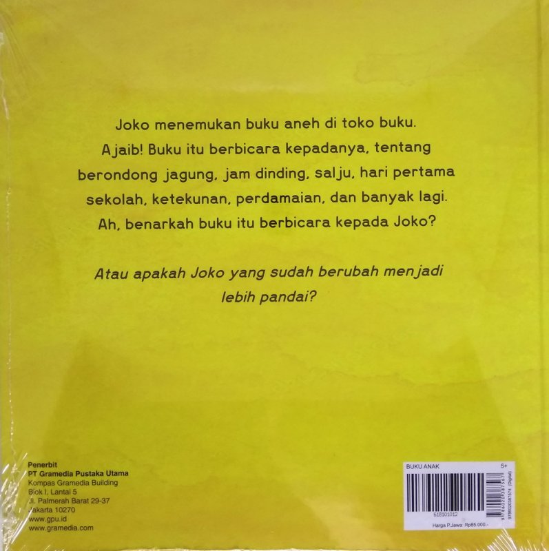 Cover Belakang Buku Dongeng Dialektika: Dari Berondong Jagung Sampai Negeri Kanguru (Hard Cover)