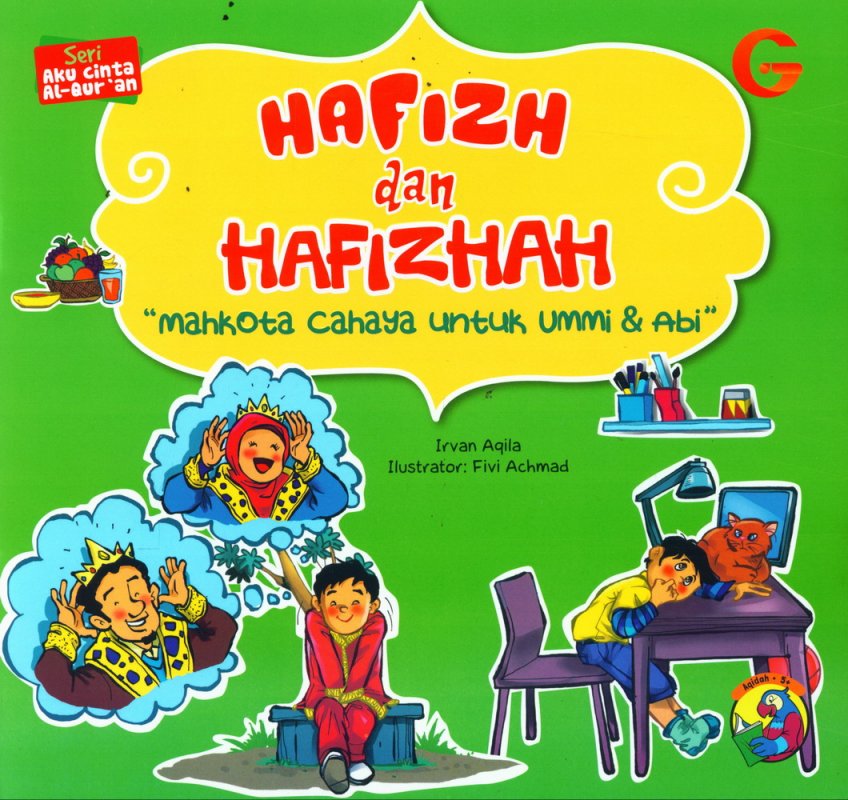 Cover Buku Seri Aku Cinta Al-Quran: Hafizh dan Hafizhah (full color)