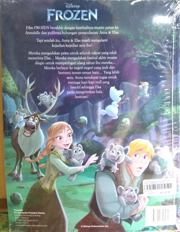 Cover Belakang Buku Frozen: Kisah-Kisah Petualangan Anna & Elsa (Anna & Elsa Adventure Stories)