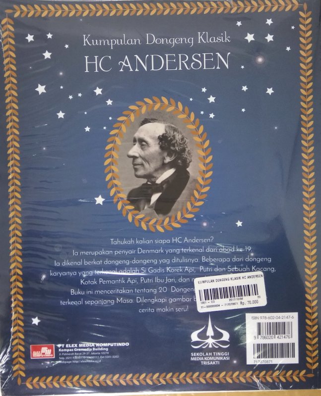 Cover Belakang Buku Kumpulan Dongeng Klasik HC Andersen