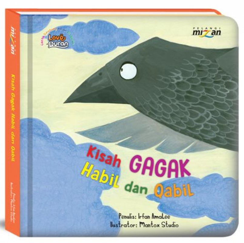 Cover Buku Kisah Gagak Habil dan Qabil (Boardbook)