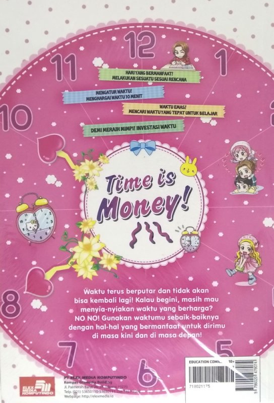 Cover Belakang Buku Smart Girls - Time Is Money