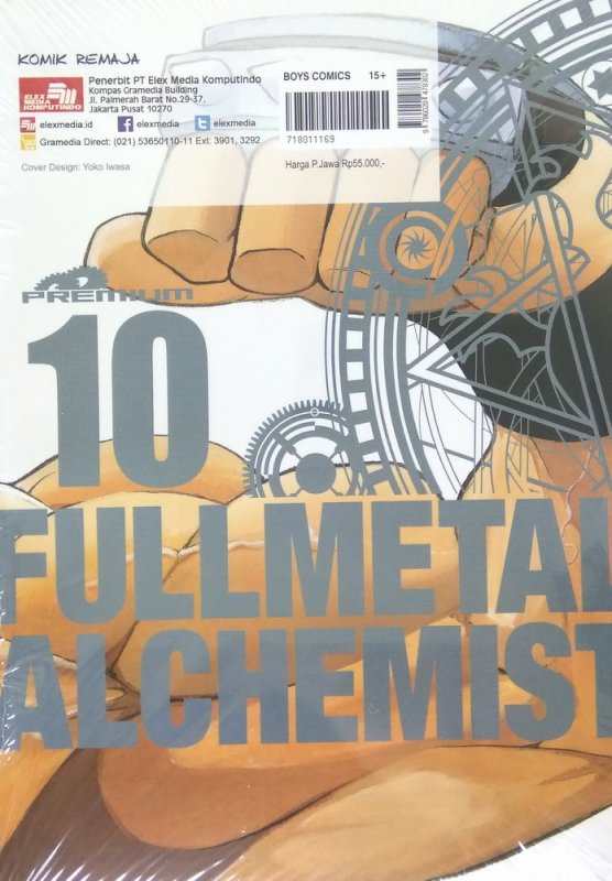 Cover Belakang Buku Fullmetal Alchemist (Premium) 10