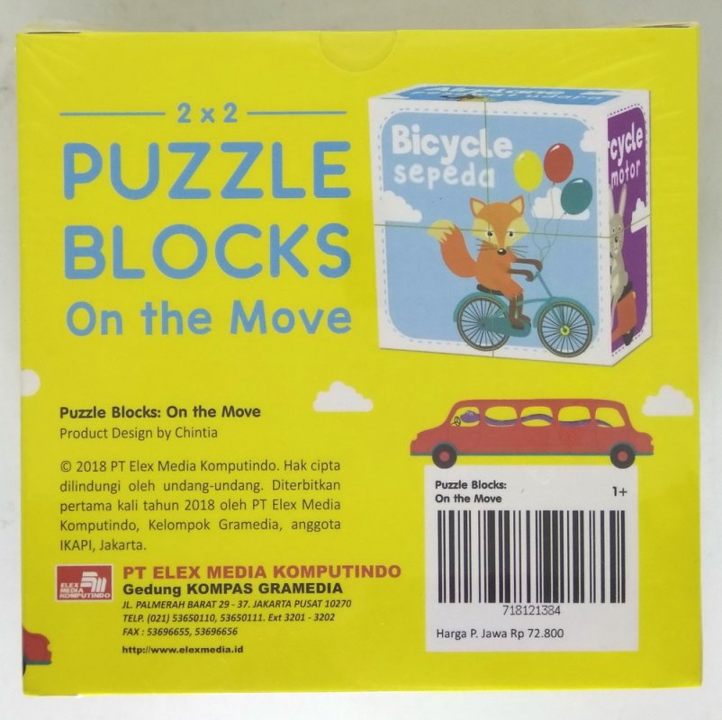 Cover Belakang Buku Puzzle Blocks: On The Move