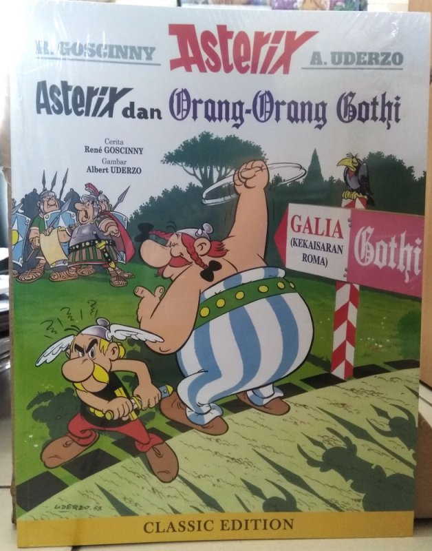 Cover Buku Asterix -Asterix dan Orang-Orang Gothi