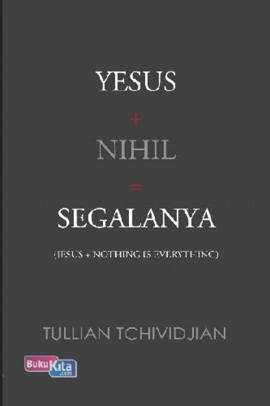 Cover Buku Yesus + Nihil = Segalanya (buku murah)