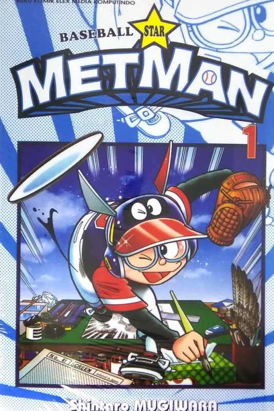 Cover Buku Baseball Star Metman 1