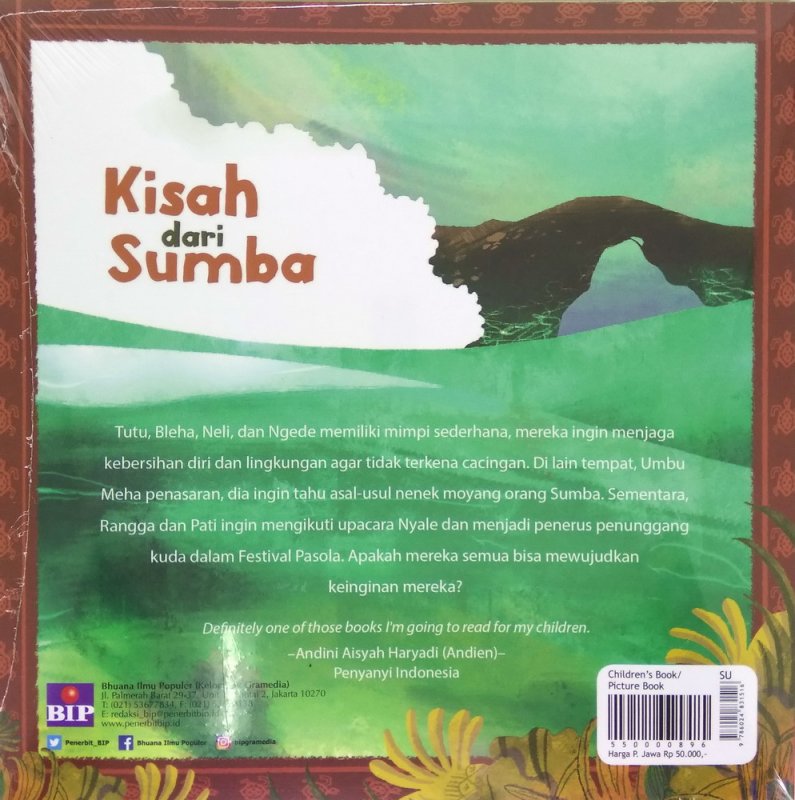 Cover Belakang Buku Kisah dari Sumba
