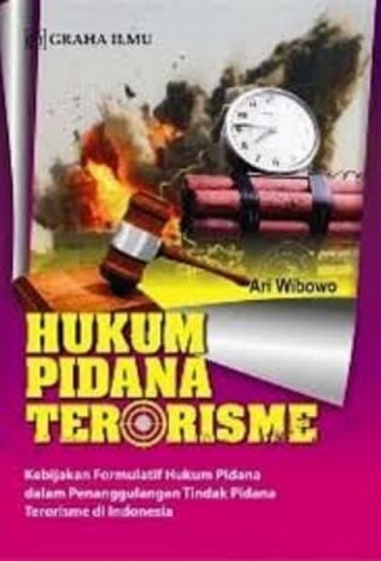 Cover Buku Hukum Pidana Terorisme; Kebijakan Formulatif Hukum Pidana