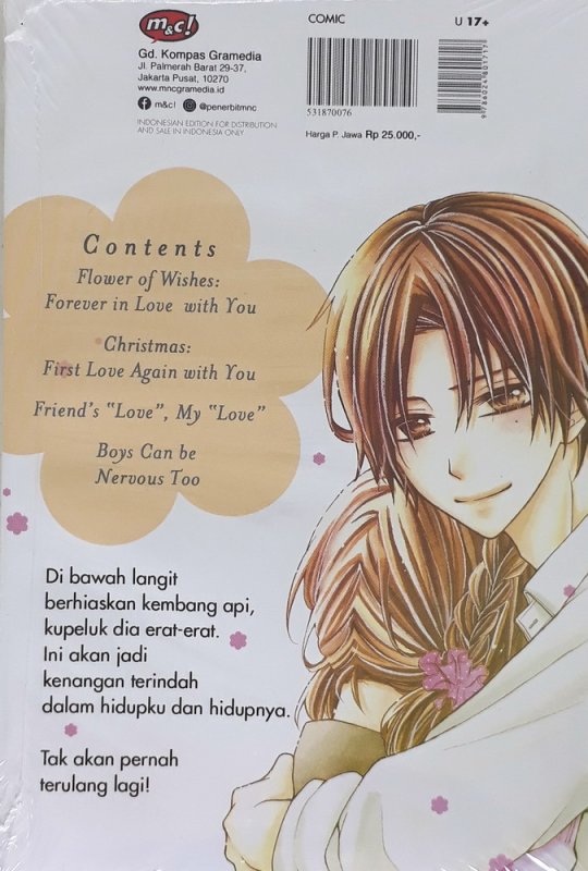Cover Belakang Buku Flower of Wishes - Forever in Love With You
