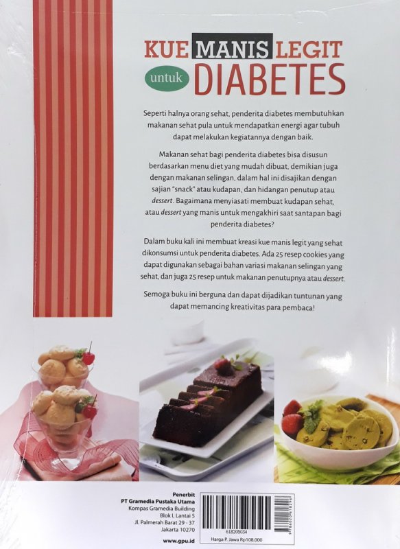Cover Kue Manis Legit untuk Diabetes