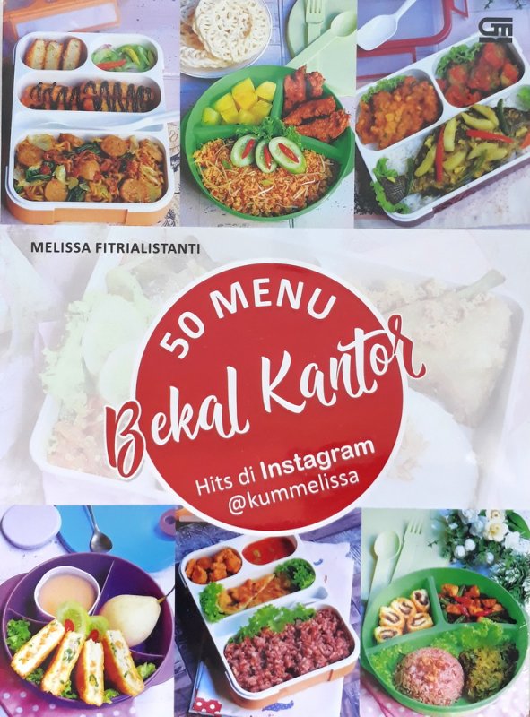 Cover Buku 50 Menu Bekal Kantor Hits di Instagram @kummelissa