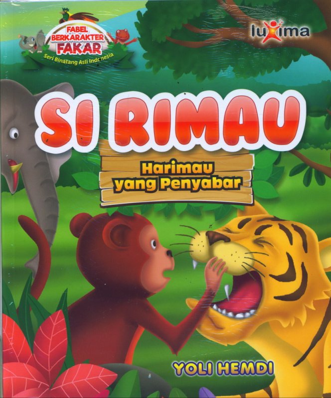 Cover Buku Si Rimau, Harimau yang Penyabar