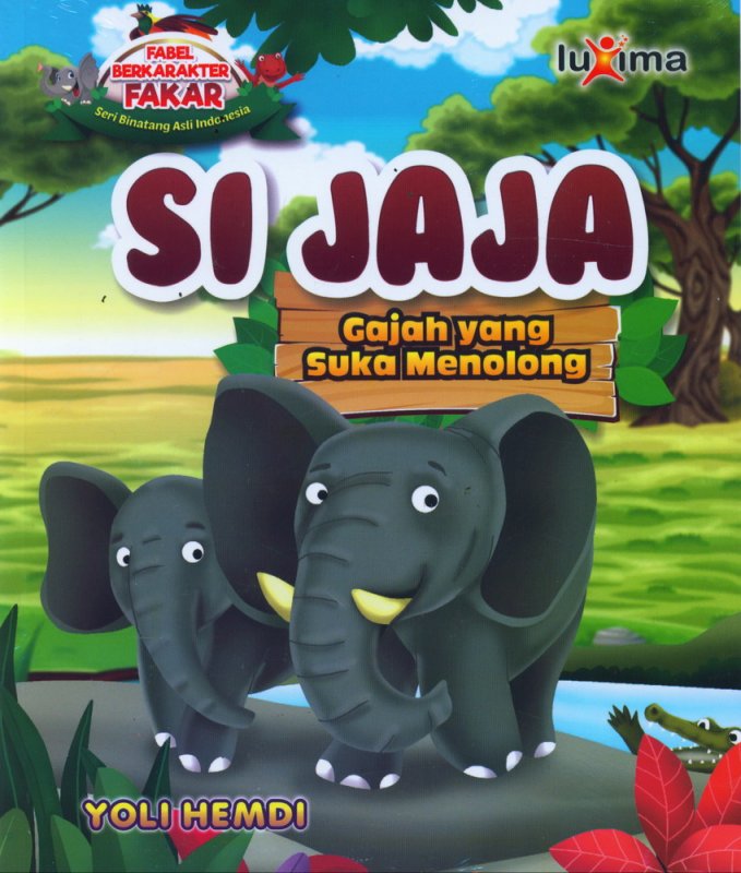 Cover Buku Si Jaja, Gajah yang Suka Menolong