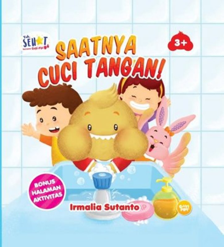 Cover Buku Saatnya Cuci Tangan