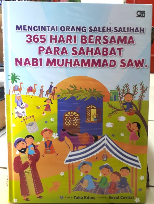 Cover Buku Mencintai Orang Saleh-Salihah: 365 Hari Bersama Para Sahabat Nabi Muhammad saw (Hard Cover)