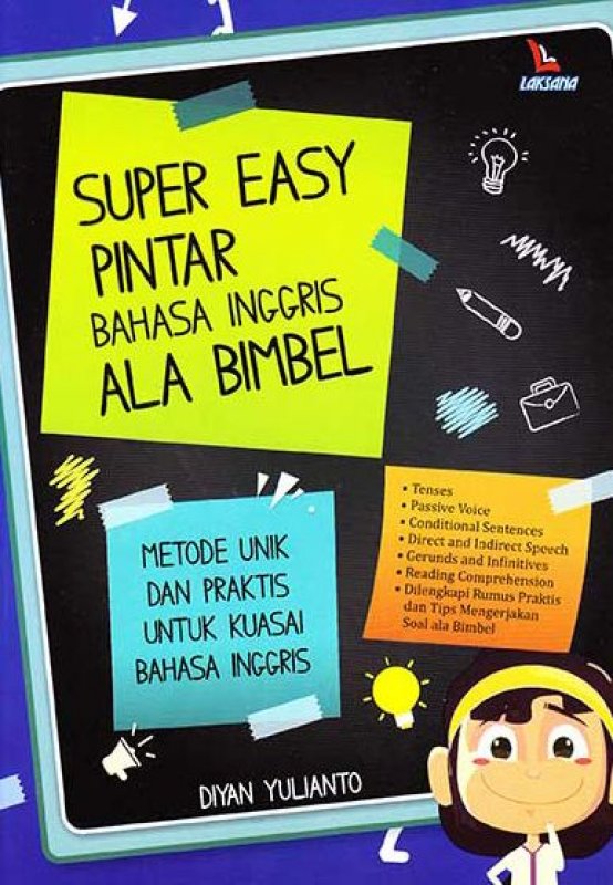 Cover Buku Super Easy Pintar Bahasa Inggris ala Bimbel