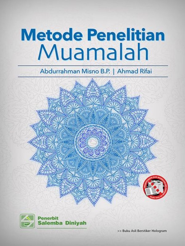 Cover Buku Metode Penelitian Muamalah