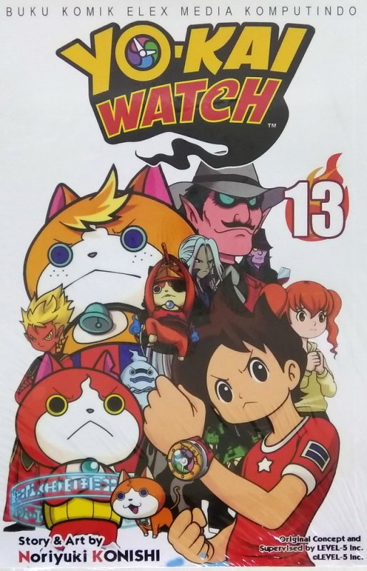 Cover Buku Yokai Watch 13