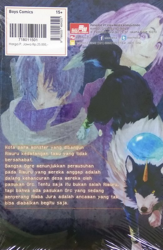 Cover Belakang Buku Regarding Reincarnated as Slime 3