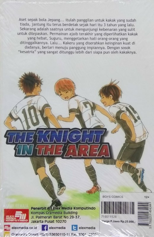 Cover Belakang Buku The Knight In The Area 57