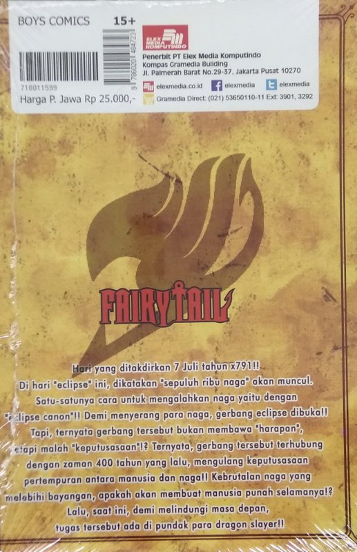 Cover Belakang Buku Fairy Tail 59