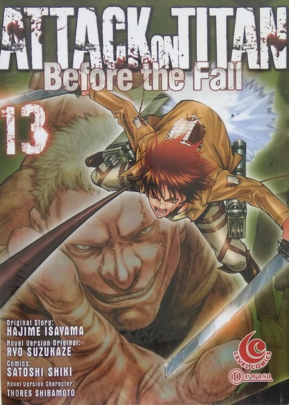 Cover Buku LC: Attack on Titan Before The Fall 13