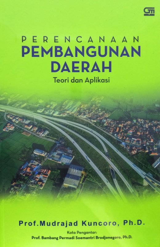 Cover Buku Perencanaan Pembangunan Daerah: Teori dan Aplikasi