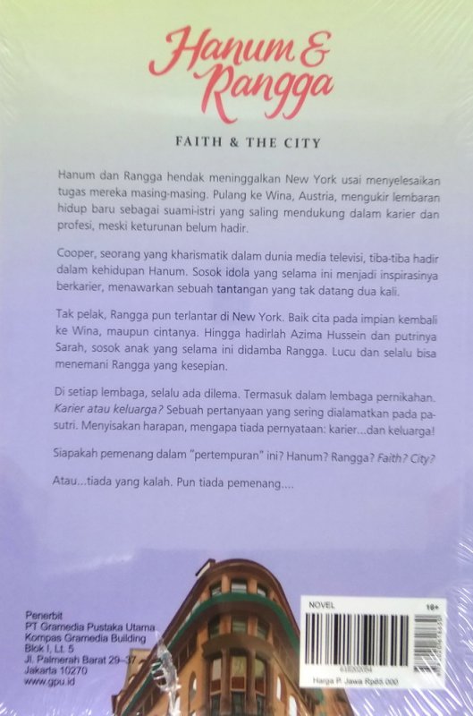 Cover Belakang Buku Faith & The City (cover baru 2018)