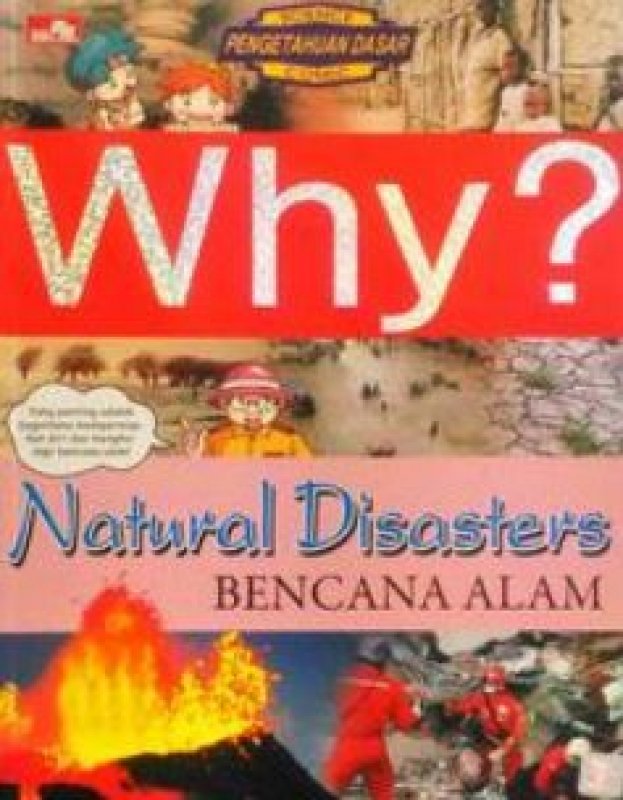 Cover Buku Why? Bencana Alam - Natural Disasters