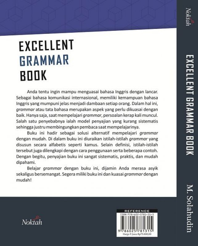 Cover Belakang Buku EXCELLENT GRAMMAR BOOK