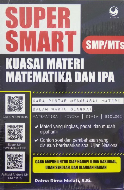 Cover Buku Super Smart Kuasai Materi Matematika dan IPA SMP/MTs
