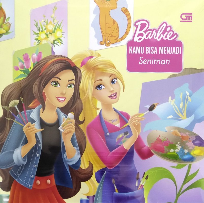 Cover Buku Barbie: Kamu Bisa Menjadi Seniman (You Can Be an Artist)