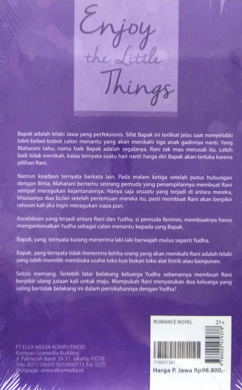 Cover Belakang Buku City Lite: Enjoy The Little Things