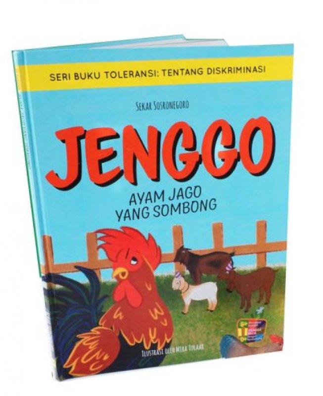 Cover Buku Jenggo Ayam Jago yang Sombong (Full Color) + Gift Puzzle Jenggo