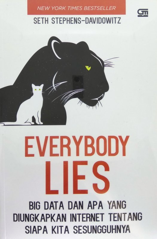 Cover Buku Everybody Lies: Big Data dan Apa yang Diungkapkan Internet tentang Siapa Kita Sesungguhnya