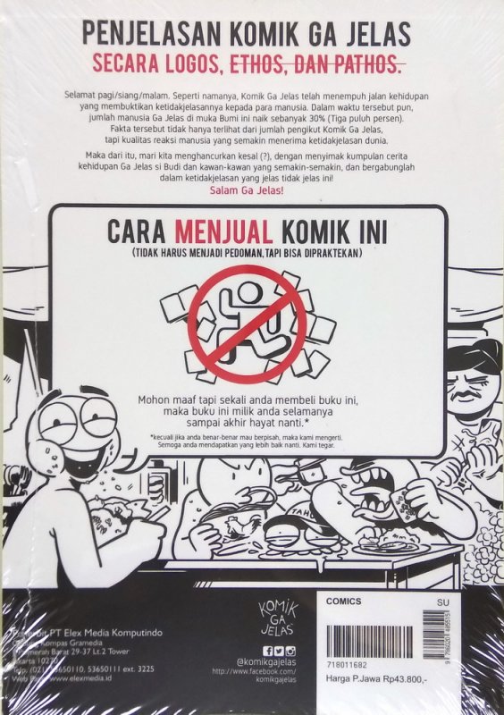 Cover Belakang Buku Komik Ga Jelas 3