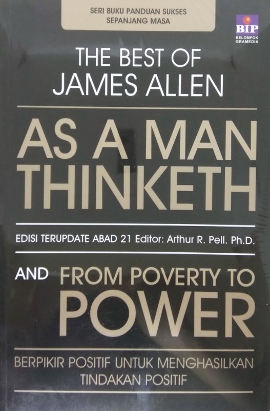 Cover Buku As A Man Thinketh And From Poverty To Power
