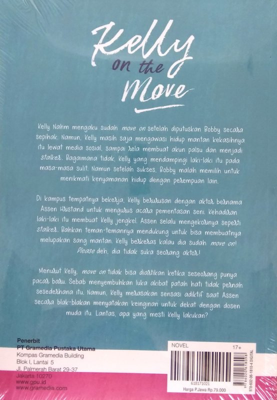 Cover Belakang Buku MetroPop: Kelly on the Move