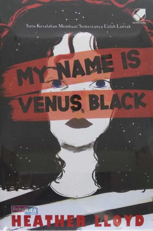Cover Buku My Name Is Venus Black