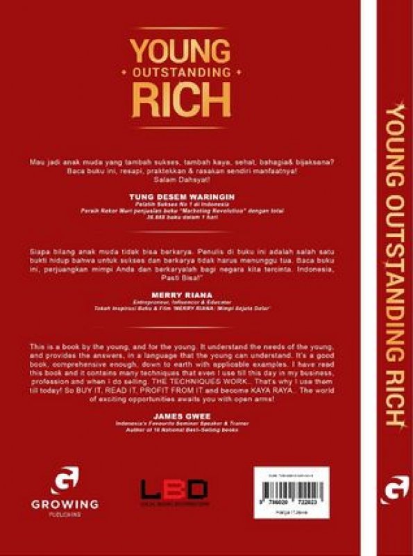 Cover Belakang Buku Young Outstanding Rich