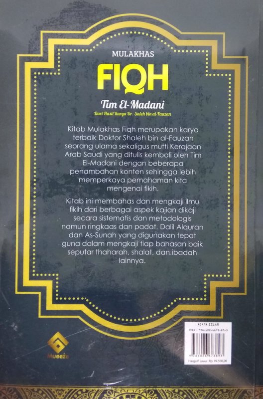 Cover Belakang Buku MULAKHAS FIQH