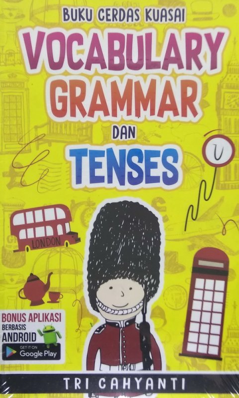 Cover Buku Buku Cerdas Kuasai Vocabulary Grammar dan Tenses